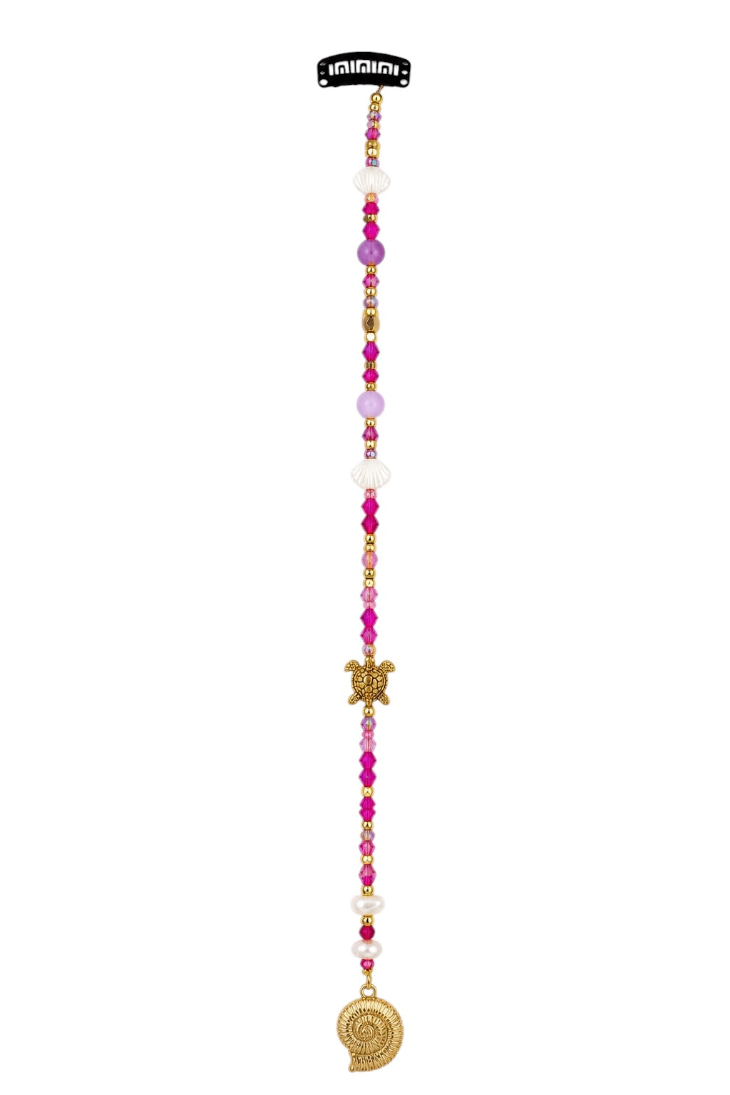 Barrettes bijoux - Pink ocean
